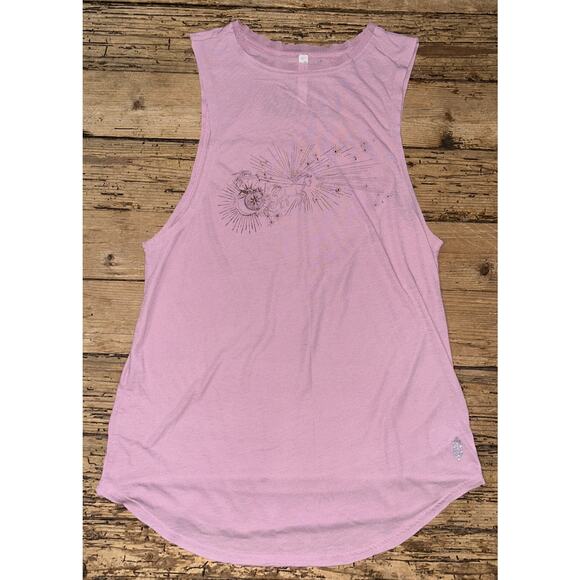 Fp Movement Women’s Size S Pink Sleeveless Long Tank Top - Picture 1 of 5